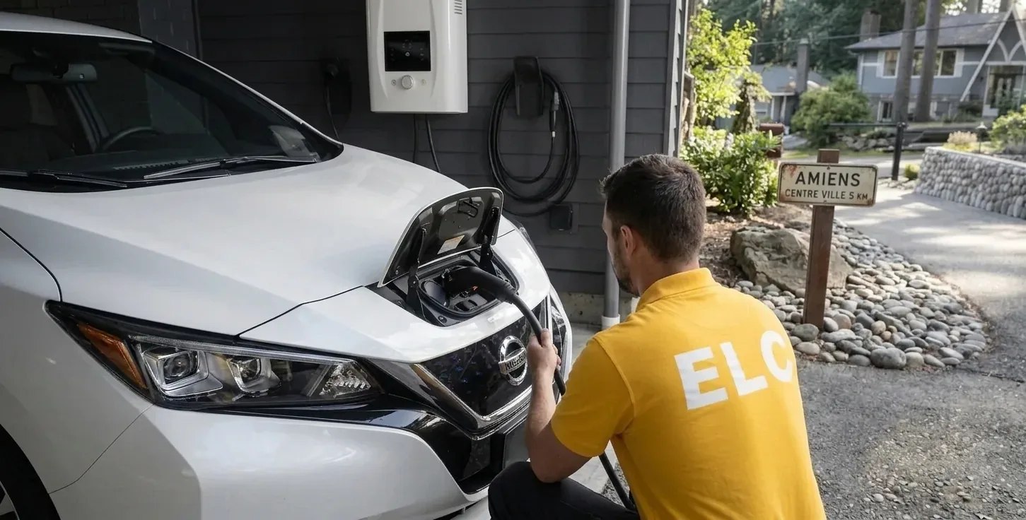 Borne de recharge IRVE à Meaux